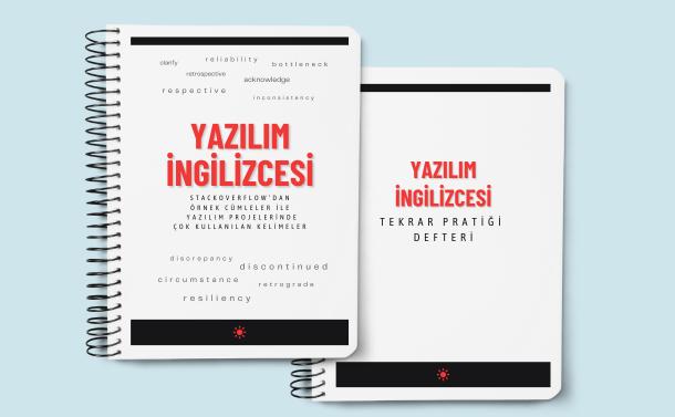 Sofware English Vocabulary Study Guide in Turkish and Practice Notebook