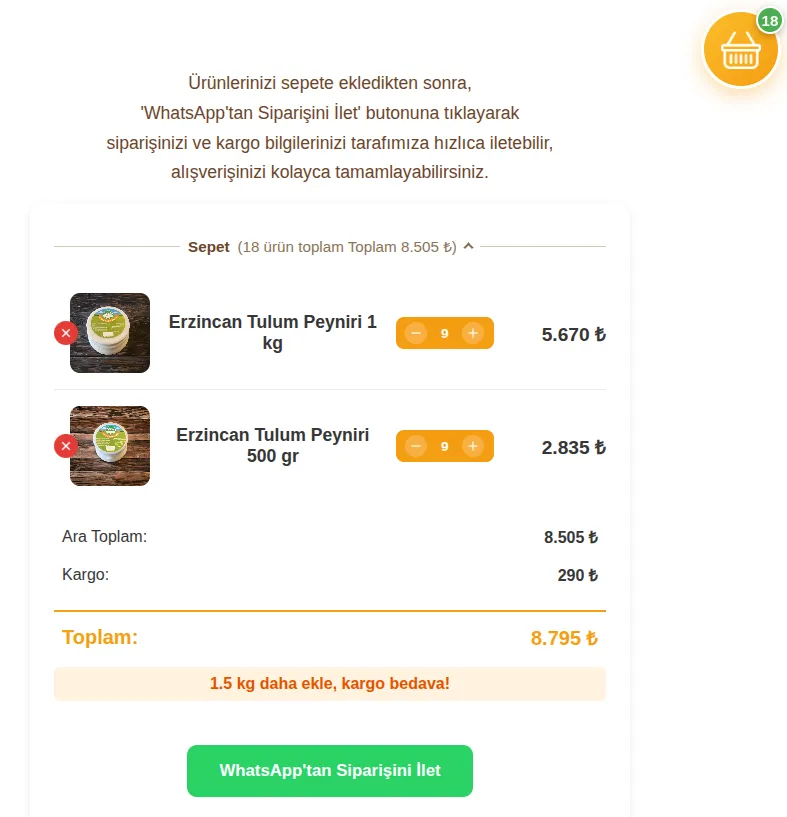 Cart & Checkout Stage